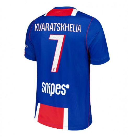 Paris Saint-Germain Khvicha Kvaratskhelia #7 Domácí Dres 2026-27 Krátký Rukáv Paris Saint-Germain Khvicha Kvaratskhelia #7 Domácí Dres 2026-27 Krátký Rukáv